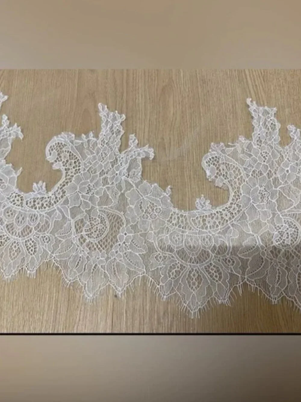 Floral Lace Cathedral Wedding Veil